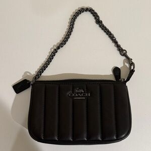 Coach Nolita 19 Chain Mini Bag Gunmetal Black